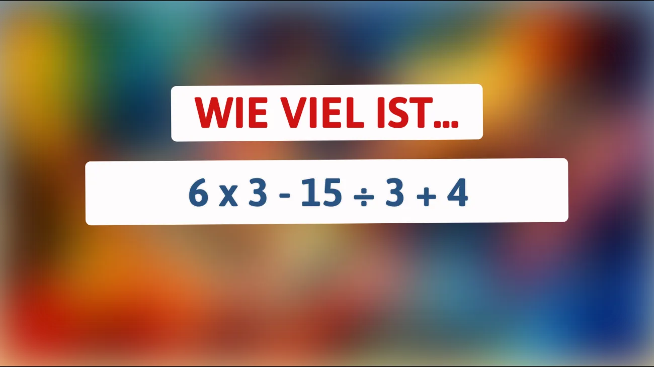 Findest du die Lösung? Nur die Schlausten knacken dieses mathematische Rätsel!"