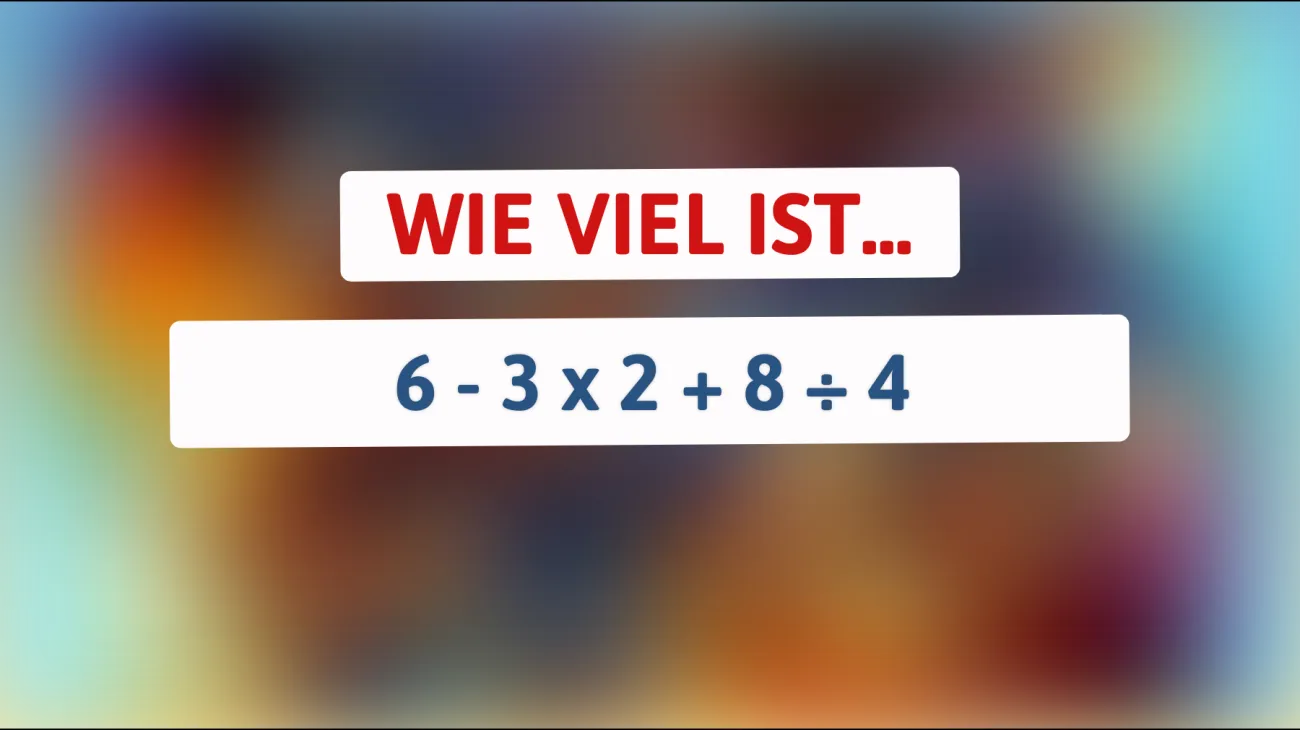 Nur 1 von 10 kann diese mathematische Herausforderung lösen: Bist du klug genug, um die richtige Antwort zu finden?"