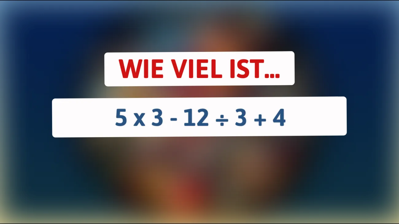 Nur echte Genies können dieses Mathe-Rätsel knacken: Kennst du die Antwort?"