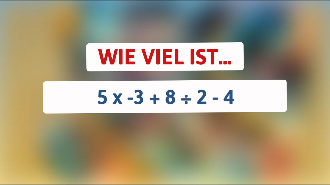 Nur ein Genie kann dieses Mathe-Rätsel auf Anhieb lösen: Schaffst du es?"