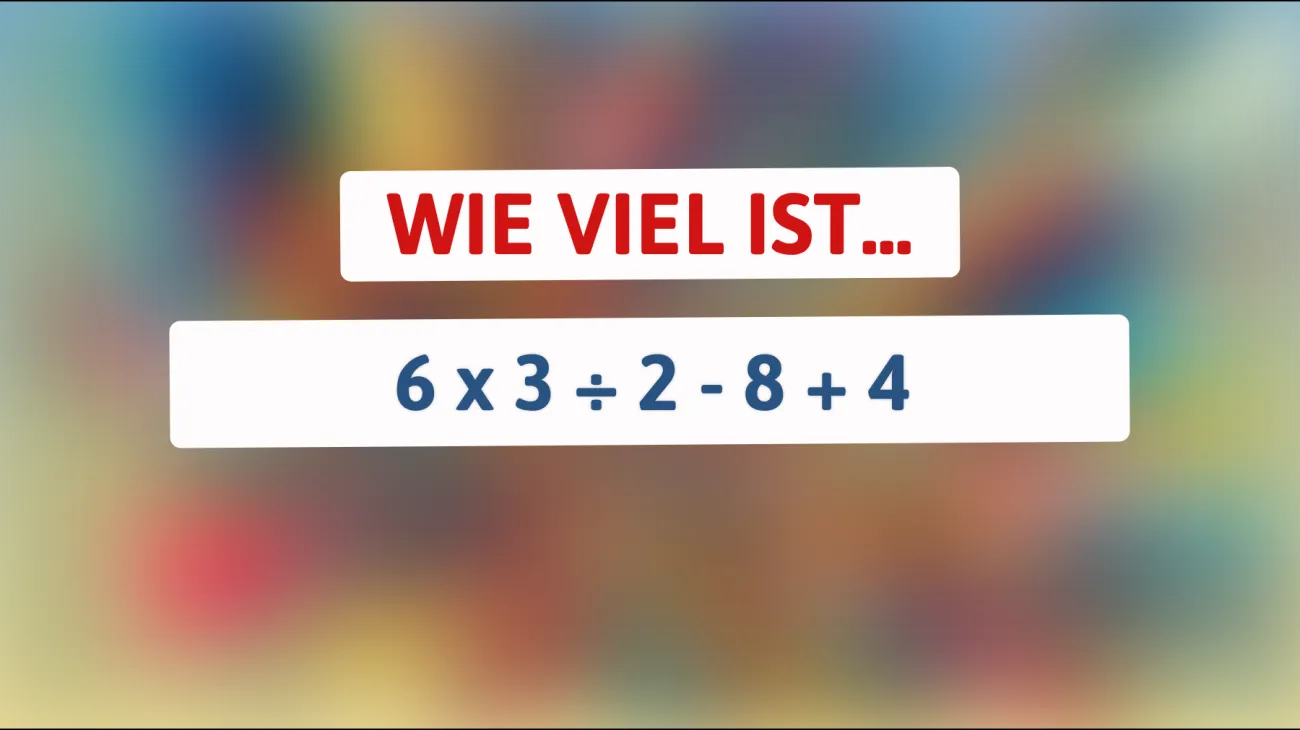 Nur für Genies: Kannst du dieses verzwickte Mathe-Rätsel lösen und die Lösung kontrollieren?"